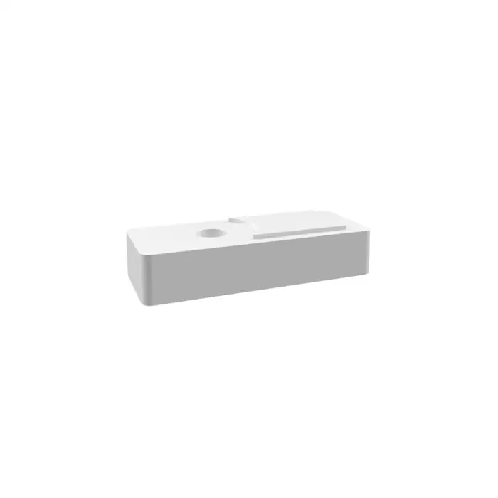 Endast denna vecka Purus Clip Vit enkel distanskloss (10 mm)