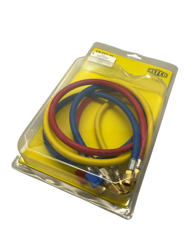 I lager Refco Serviceslangset CA-CCL-36 1/4‘‘ med avstängningsventil 3x0.9m