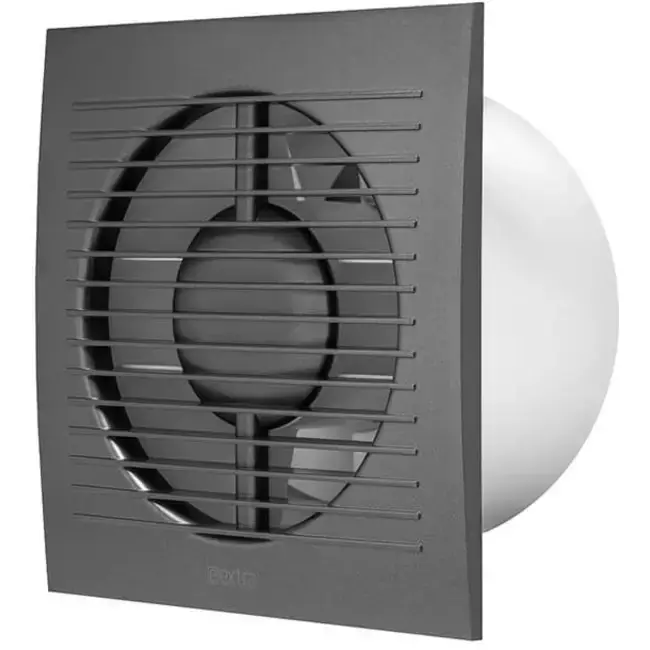 Badrumsfläkt Ø 100 mm antracit med timer - standard EE100TA Kampanj