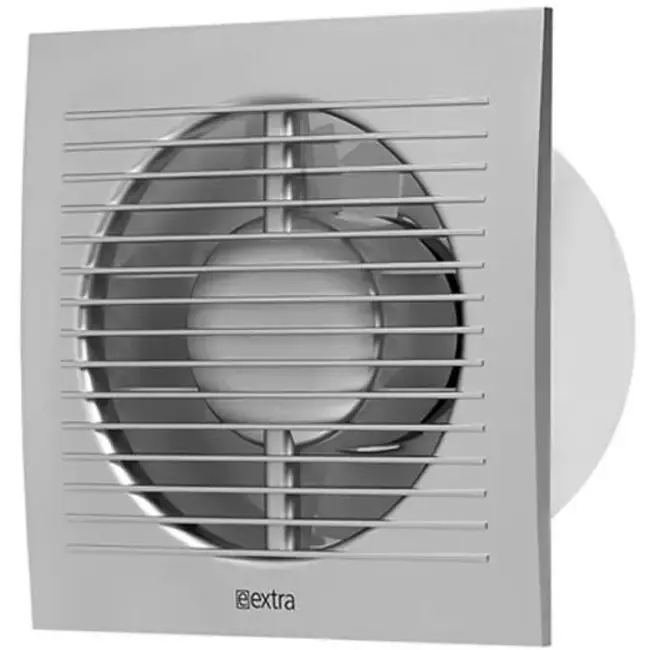 Badrumsfläkt Ø 100 mm silver - standard EE100S Begränsat antal