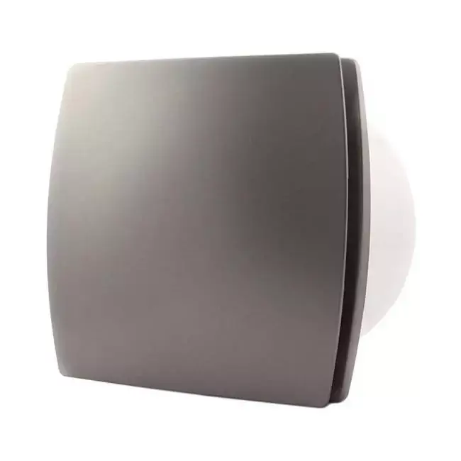 Badrumsfläkt Ø 150 mm silver - design T150S Endast idag