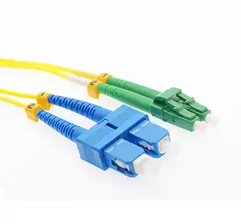 Trygg betalning SC/UPC till LC/APC Singlemode 9/125 OS2 Duplex Yd 2,0mm