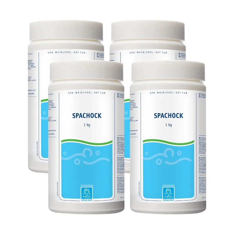 Beställ nu Aktivt Syre SpaCare Spachock 1kg 4-pack