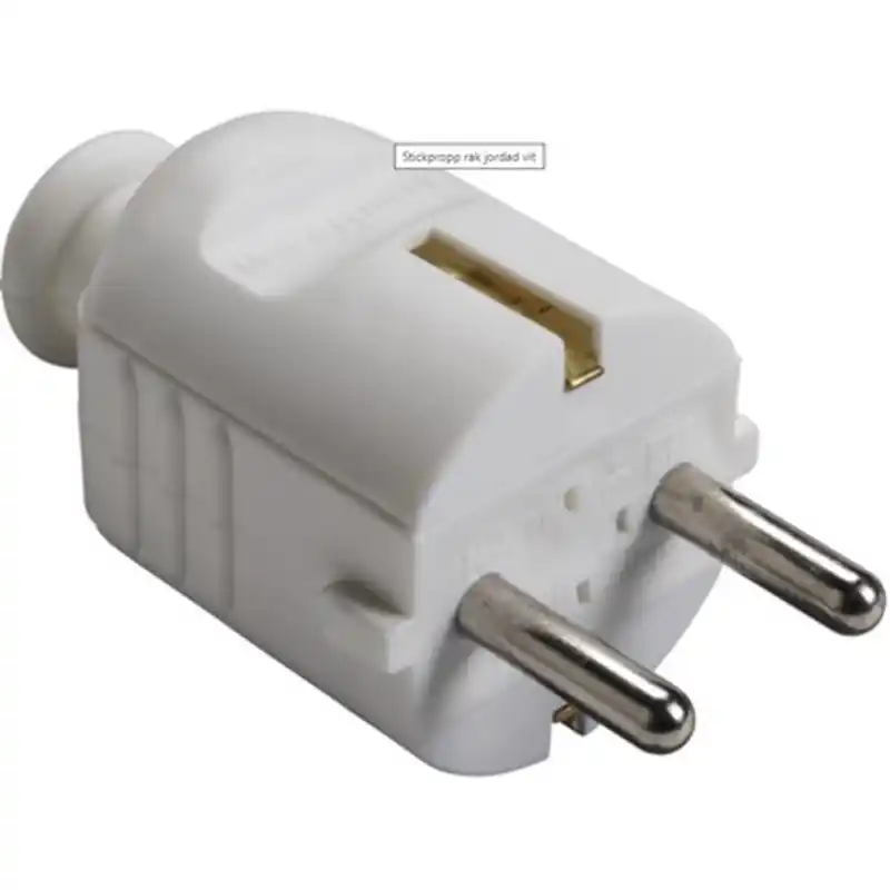 Outlet Stickpropp jordad rak vit 16A