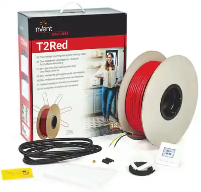 Begränsad tid T2Röd Golvvärmekabel Kit