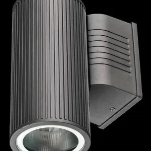 Bästa pris D-L4007 Wally Väggarmatur svart IP65