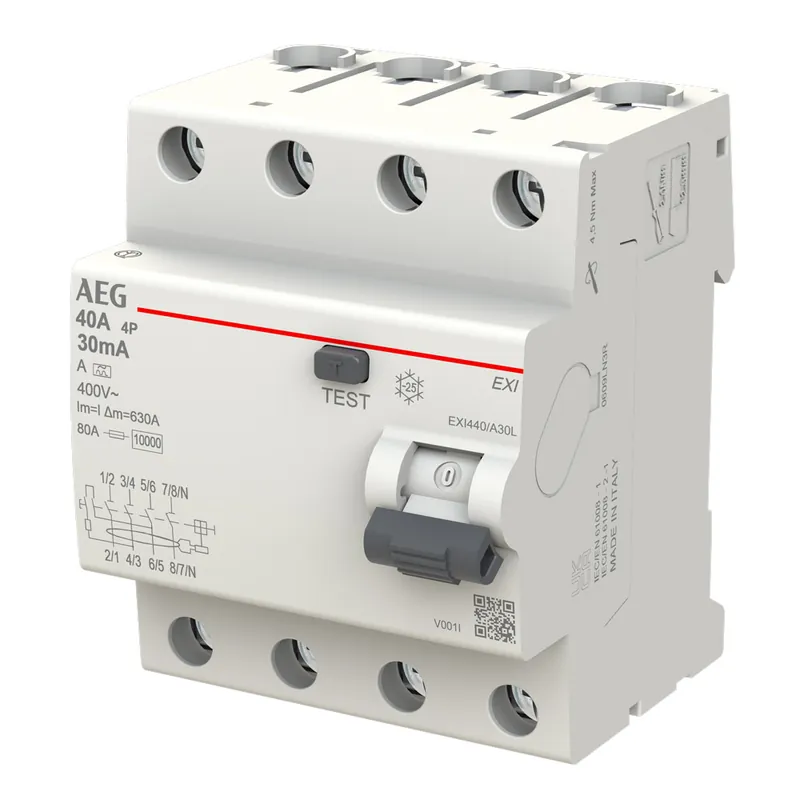 Reapris AEG Jordfelsbrytare 4-pol 40A/30mA EXI440