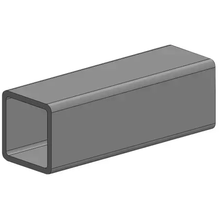 Billig STÅLRÖR RHS 40x40x4x2000mm