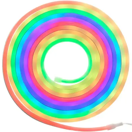 Kampanj Neon RGB-ljus 5 m med fjärrkontroll USB