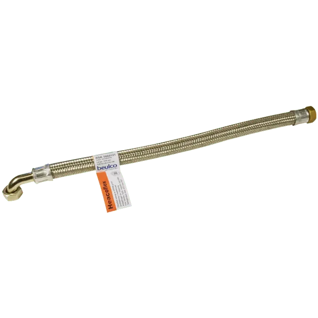 Anslutningsslang för värme/kyla/dricksvatten vinkel löpmutter x rak löpmutter R20 (800 mm), E.M.S Billig