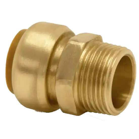 Rak koppling 1 muff x utvändig mässing 12 mm x R15, Tectite Erbjudandepris