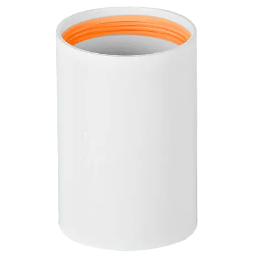 Bästa pris Muff Falu Vulk 75050 vit PP 50 mm, Faluplast