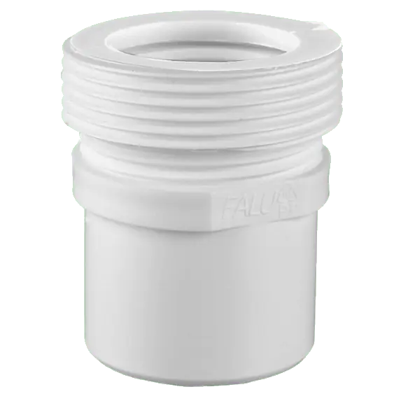 Anslutningsteleskop Falu 76670 vit PP 32 mm x R32/R40, Faluplast Expressleverans