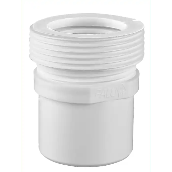 Anslutningsteleskop Falu 76690 vit PP 40 mm x R32/R40, Faluplast Nedsatt pris