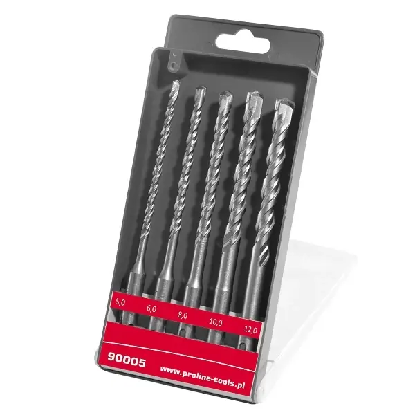 Köp nu 5 Delar Betongborr SDS Plus (5, 6, 8, 10, 12 mm), Proline