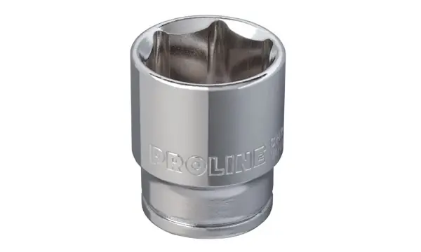 HEX SOCKET 3/8‘‘ 19MM CRV PROLINE Säker betalning