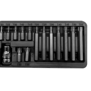 Handla nu BIT sats 15 st. 10 mm, TORX SEC. T20-T55, l=3075 mm, Proline