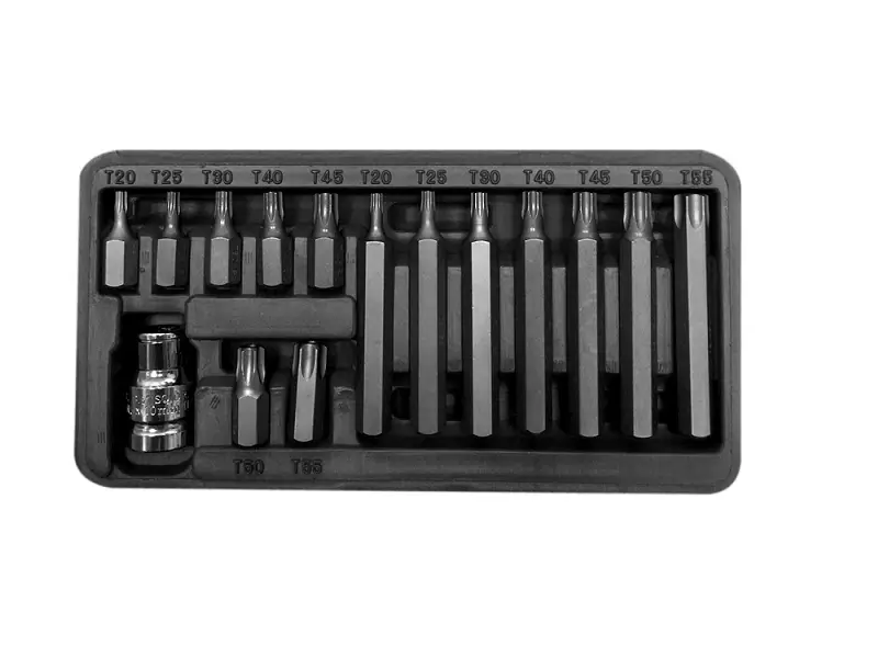 Handla nu BIT sats 15 st. 10 mm, TORX SEC. T20-T55, l=3075 mm, Proline