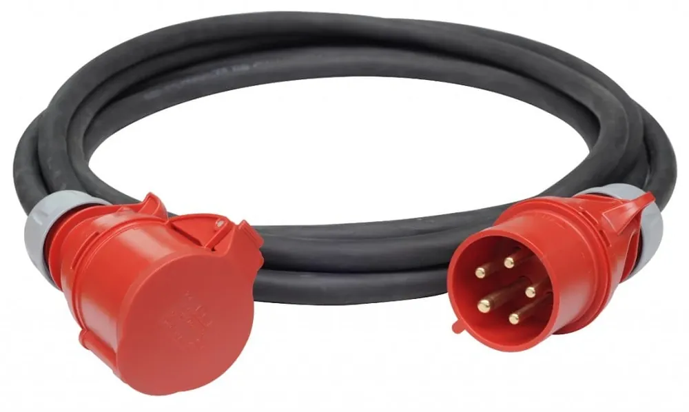 Handla nu Skarvkabel 5-20m 32A 5P, 400V, 3-fas, IP44, Alfa-Therm